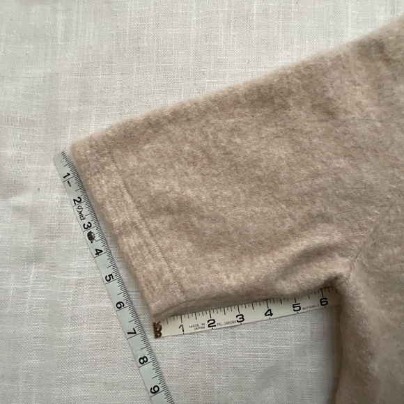& Other Stories Alpaca Blend Knitted Beige Sweater Crew Neck Top Size M NEW - Picture 13 of 16